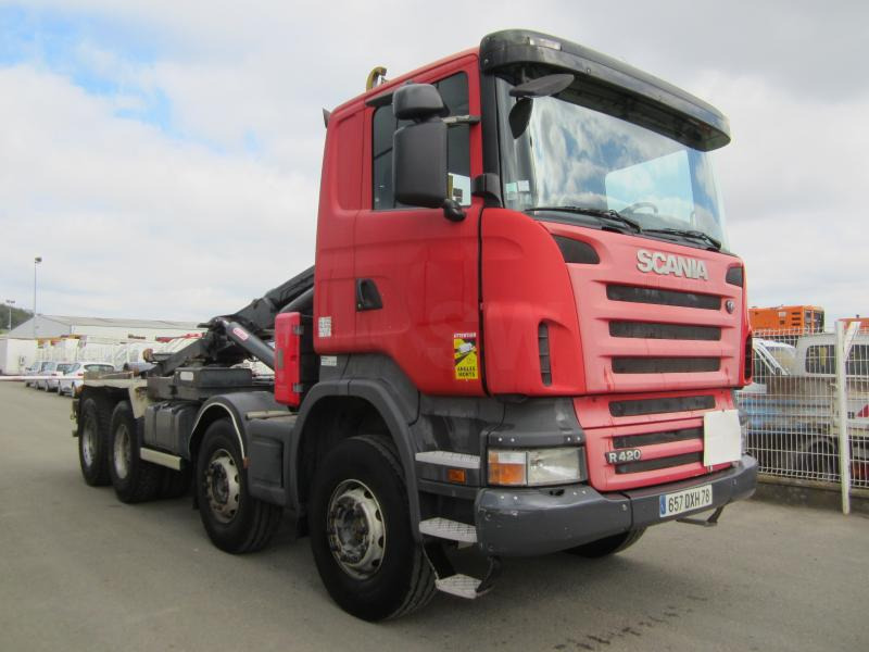 Scania R 420 - Camião polibenne: foto 1 Scania R 420 - Camião polibenne: foto 1