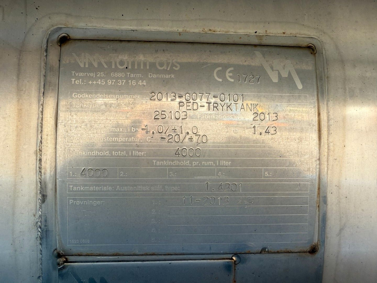 MAN TGM 14.250 VM-Tarm Stainless Steel 5600 l. Kombi - Caminhão limpa fossa: foto 5 MAN TGM 14.250 VM-Tarm Stainless Steel 5600 l. Kombi - Caminhão limpa fossa: foto 5