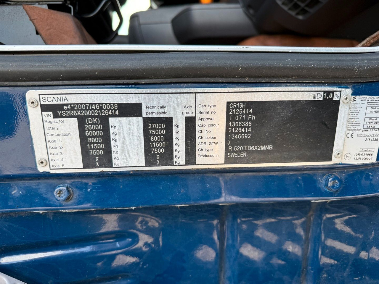 Camião basculante Scania R520 6x2 Highline Getreidekipper Euro 6: foto 11