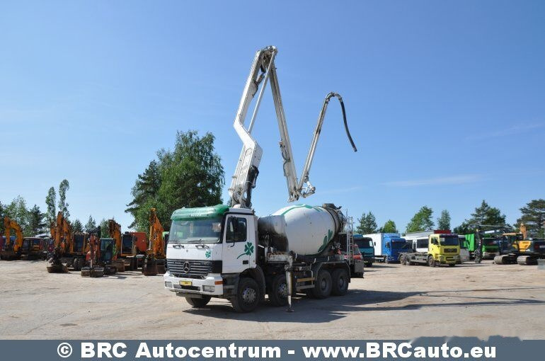 Mercedes-Benz Actros Putzmeistere 24m, NEW PUMP Cylinder - Camião betoneira: foto 1 Mercedes-Benz Actros Putzmeistere 24m, NEW PUMP Cylinder - Camião betoneira: foto 1
