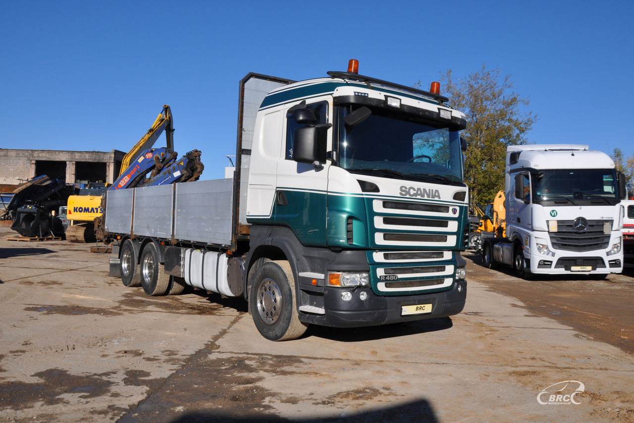 Scania R 480 - Camião de caixa aberta/ Plataforma: foto 2 Scania R 480 - Camião de caixa aberta/ Plataforma: foto 2