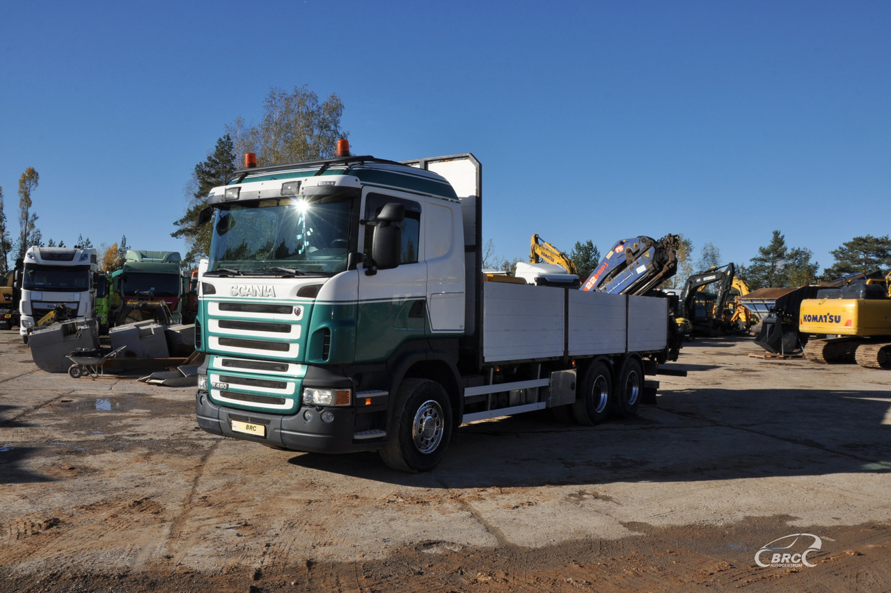 Scania R 480 - Camião de caixa aberta/ Plataforma: foto 1 Scania R 480 - Camião de caixa aberta/ Plataforma: foto 1