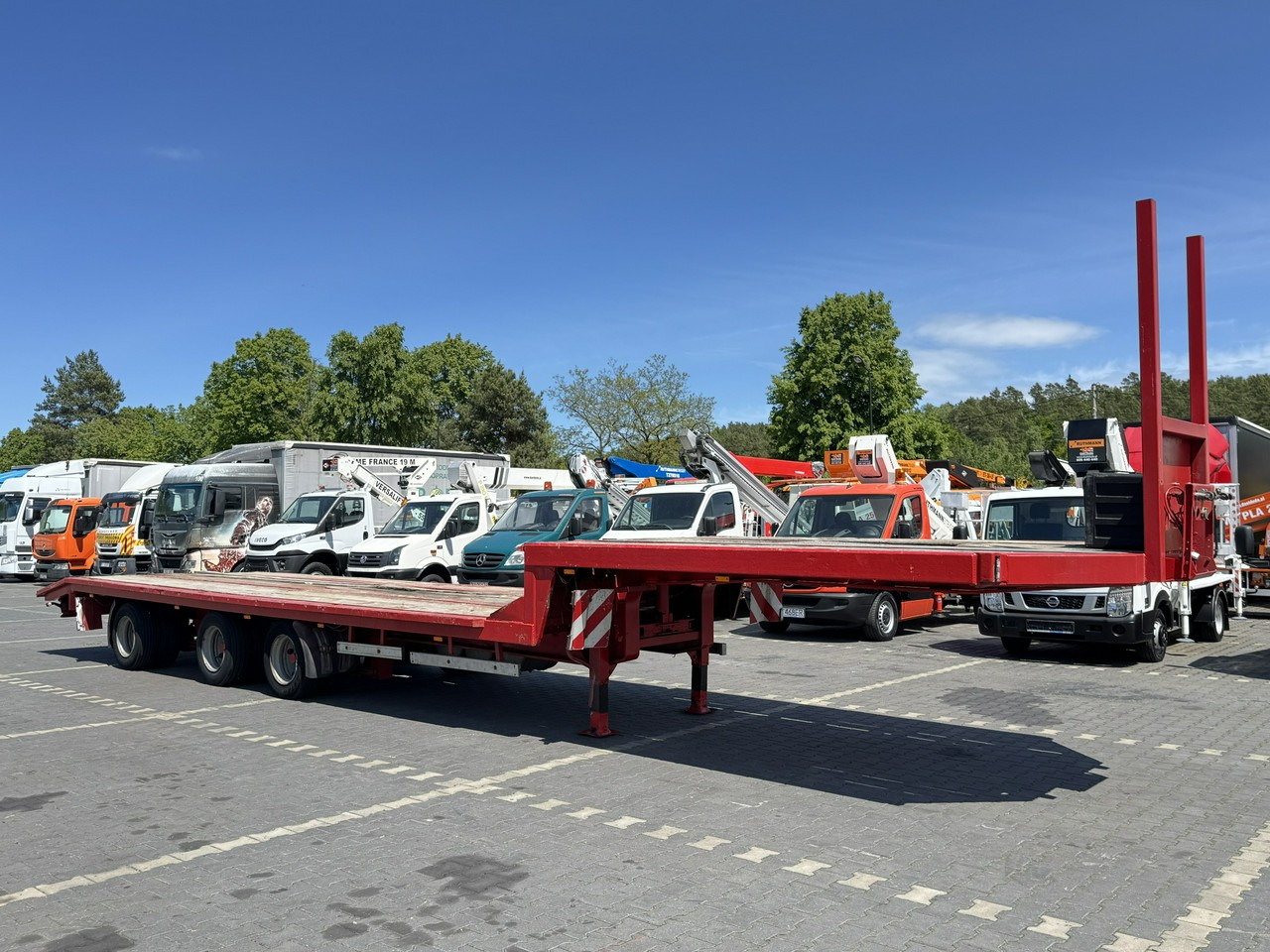 Blumhardt Niskopodwozie SAL 40.24 3-Osie BPW Tylna Skrętna - Semi-reboque baixa: foto 1 Blumhardt Niskopodwozie SAL 40.24 3-Osie BPW Tylna Skrętna - Semi-reboque baixa: foto 1