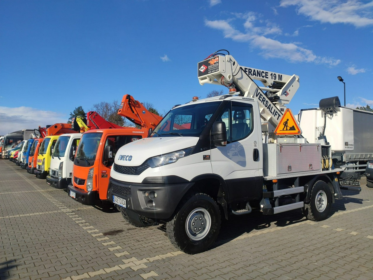 Caminhão com plataforma aérea Iveco Daily 55S17W 4x4 Zwyżka 19m Versalift Lat 55 TB Time France: foto 29