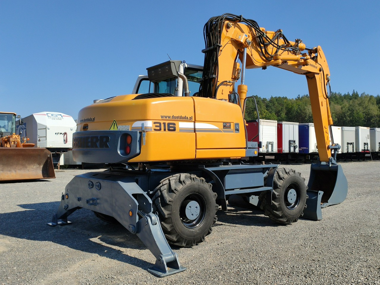 Escavadeira de rodas Liebherr A316 Maszyna po Pełnym Tulejowaniu Bez Luzów i Wycieków: foto 13