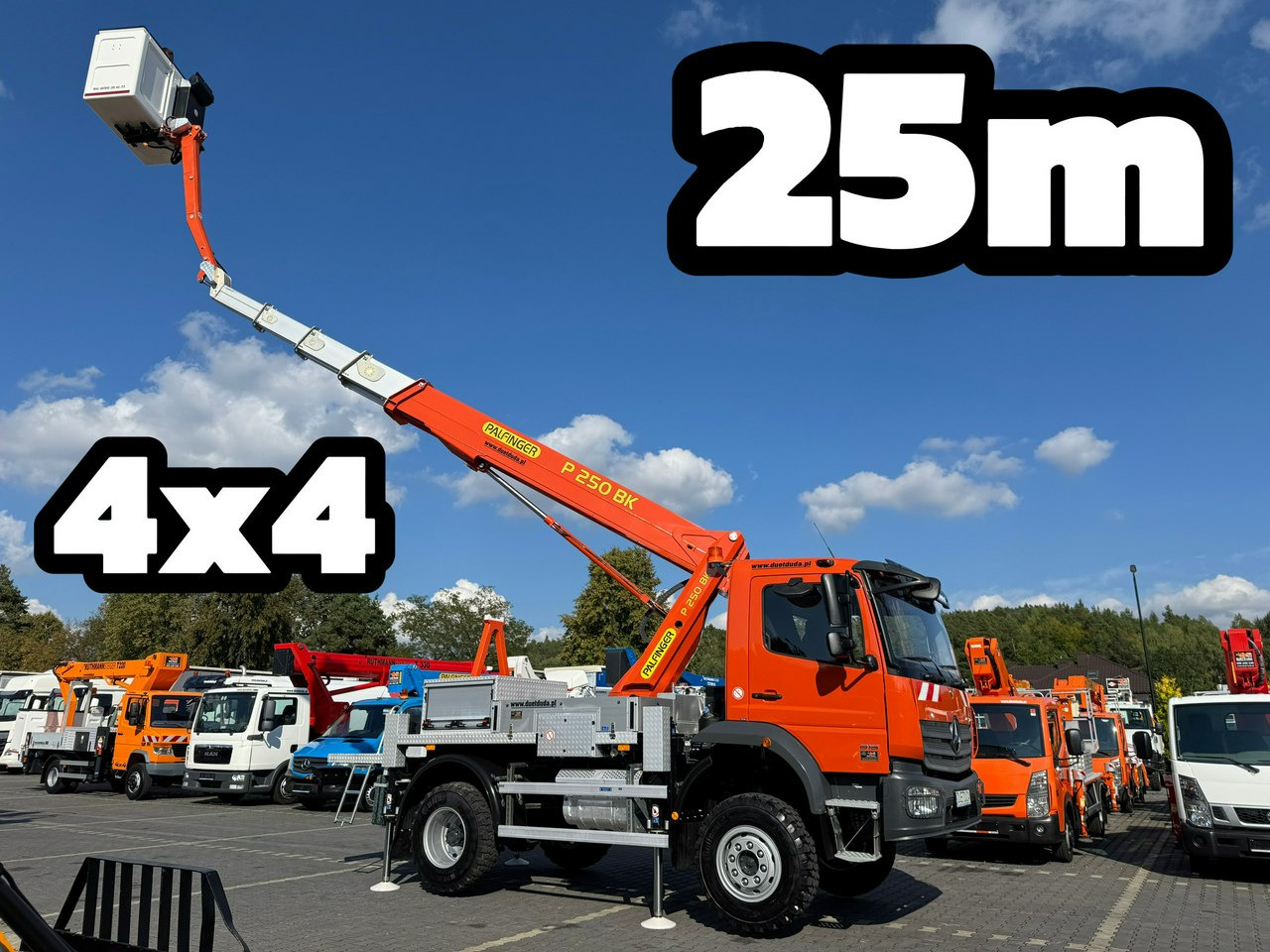 Mercedes Atego 818 E6 4x4 Zwyżka PALFINGER P250 BK Podnośnik Koszowy - Caminhão com plataforma aérea: foto 2 Mercedes Atego 818 E6 4x4 Zwyżka PALFINGER P250 BK Podnośnik Koszowy - Caminhão com plataforma aérea: foto 2