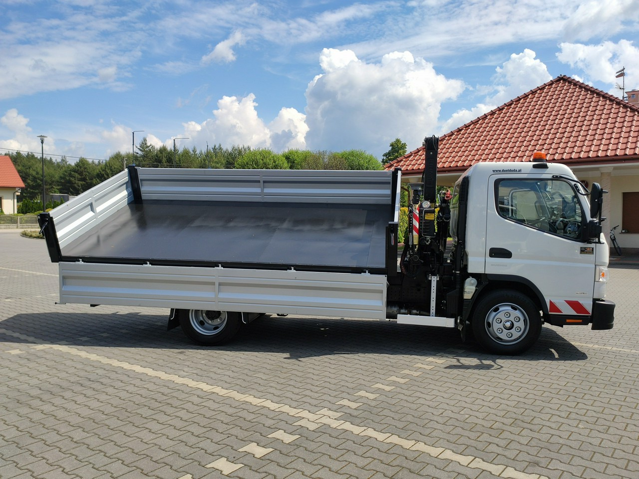 Camião basculante, Camião grua Mitsubishi Canter Fuso 9C18 3.0/180KM Automat, HDS FASSI F30 Wywrotka 3-str: foto 9