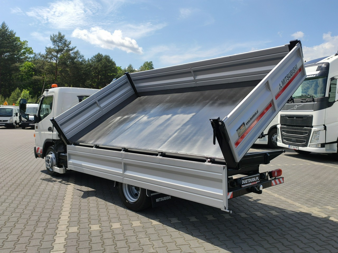 Camião basculante, Camião grua Mitsubishi Canter Fuso 9C18 3.0/180KM Automat, HDS FASSI F30 Wywrotka 3-str: foto 10