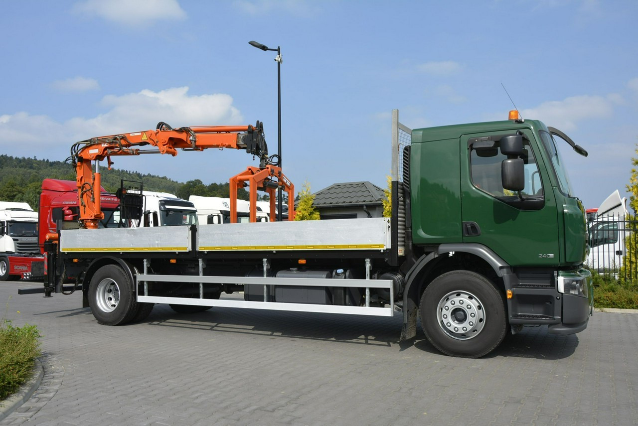 Renault Premium 180.240DXI długość Skrzyni-6.820cm + HDS TEREX TLC 92.2 - Camião de caixa aberta/ Plataforma, Camião grua: foto 4 Renault Premium 180.240DXI długość Skrzyni-6.820cm + HDS TEREX TLC 92.2 - Camião de caixa aberta/ Plataforma, Camião grua: foto 4