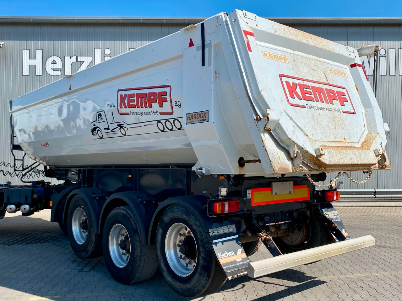 Kempf SKM 35/3 | Stahl 27m³*1+3.Achse liftbar*BPW*EBS - Semi-reboque basculante: foto 3 Kempf SKM 35/3 | Stahl 27m³*1+3.Achse liftbar*BPW*EBS - Semi-reboque basculante: foto 3