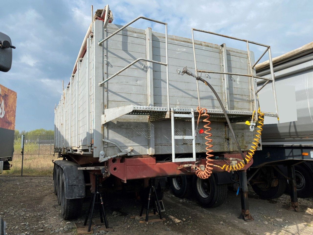 Langendorf SK 24/27 | Stahl 22m³*Luft-Lift*Rollplane*BPW - Semi-reboque basculante: foto 5 Langendorf SK 24/27 | Stahl 22m³*Luft-Lift*Rollplane*BPW - Semi-reboque basculante: foto 5