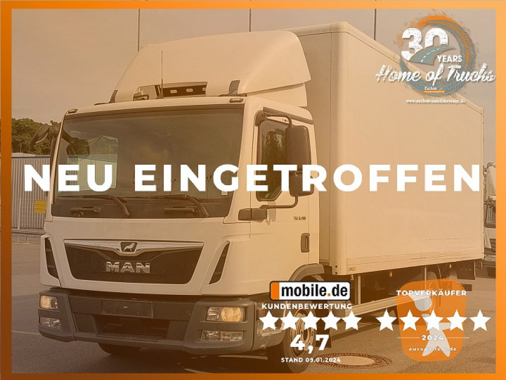 MAN TGL 8.190 Koffer/Seitentür/LBW - Camião furgão: foto 1 MAN TGL 8.190 Koffer/Seitentür/LBW - Camião furgão: foto 1