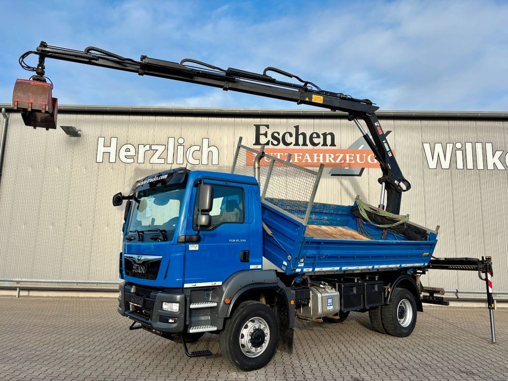 MAN TGM 18.320 4x4 BB | HIAB X-HIDUO 138*FUNK*Klima - Camião basculante, Camião grua: foto 1 MAN TGM 18.320 4x4 BB | HIAB X-HIDUO 138*FUNK*Klima - Camião basculante, Camião grua: foto 1