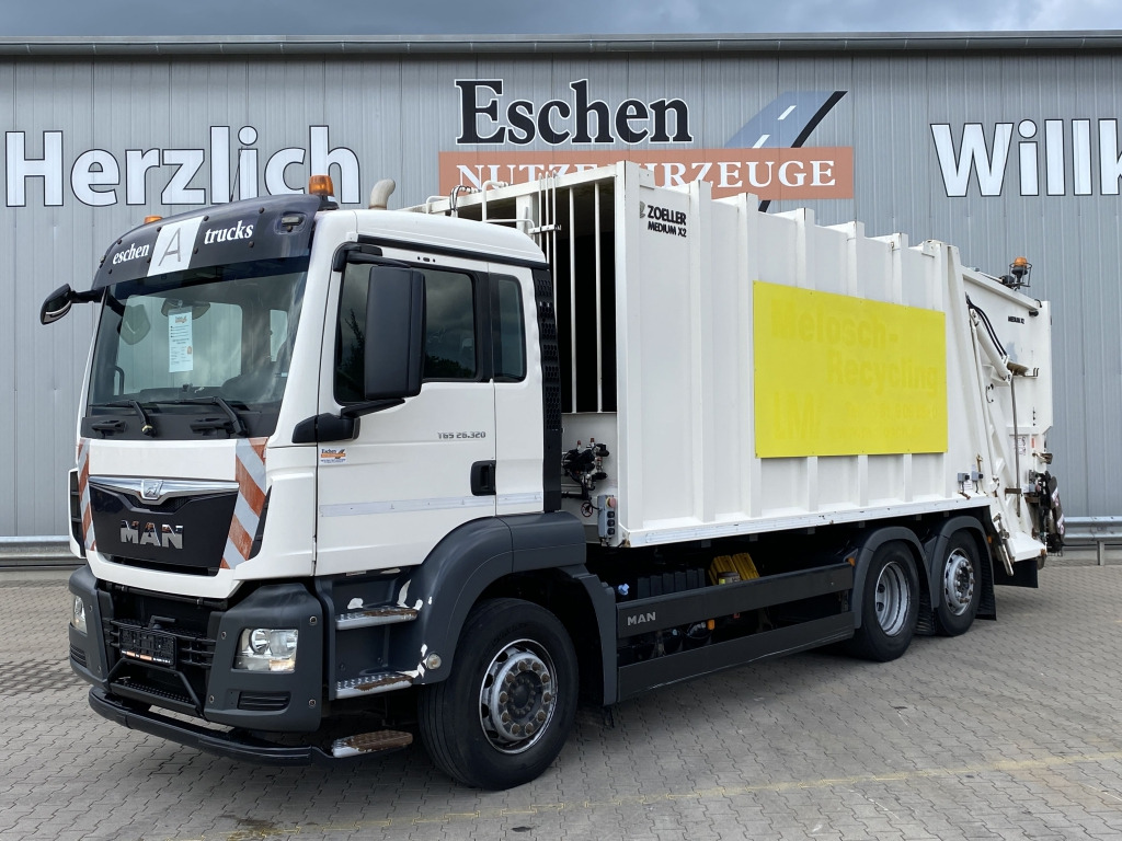 MAN TGS 26.320 6x2-4 BL / Zöller Aufbau - Caminhão de lixo: foto 1 MAN TGS 26.320 6x2-4 BL / Zöller Aufbau - Caminhão de lixo: foto 1