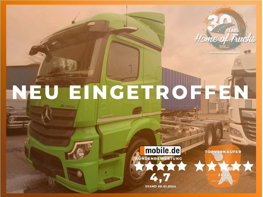 Mercedes-Benz Actros MP5 2542 L BDF | Lift/Lenk*LBW*MirrorCam - Camião transportador de contêineres/ Caixa móvel: foto 1 Mercedes-Benz Actros MP5 2542 L BDF | Lift/Lenk*LBW*MirrorCam - Camião transportador de contêineres/ Caixa móvel: foto 1