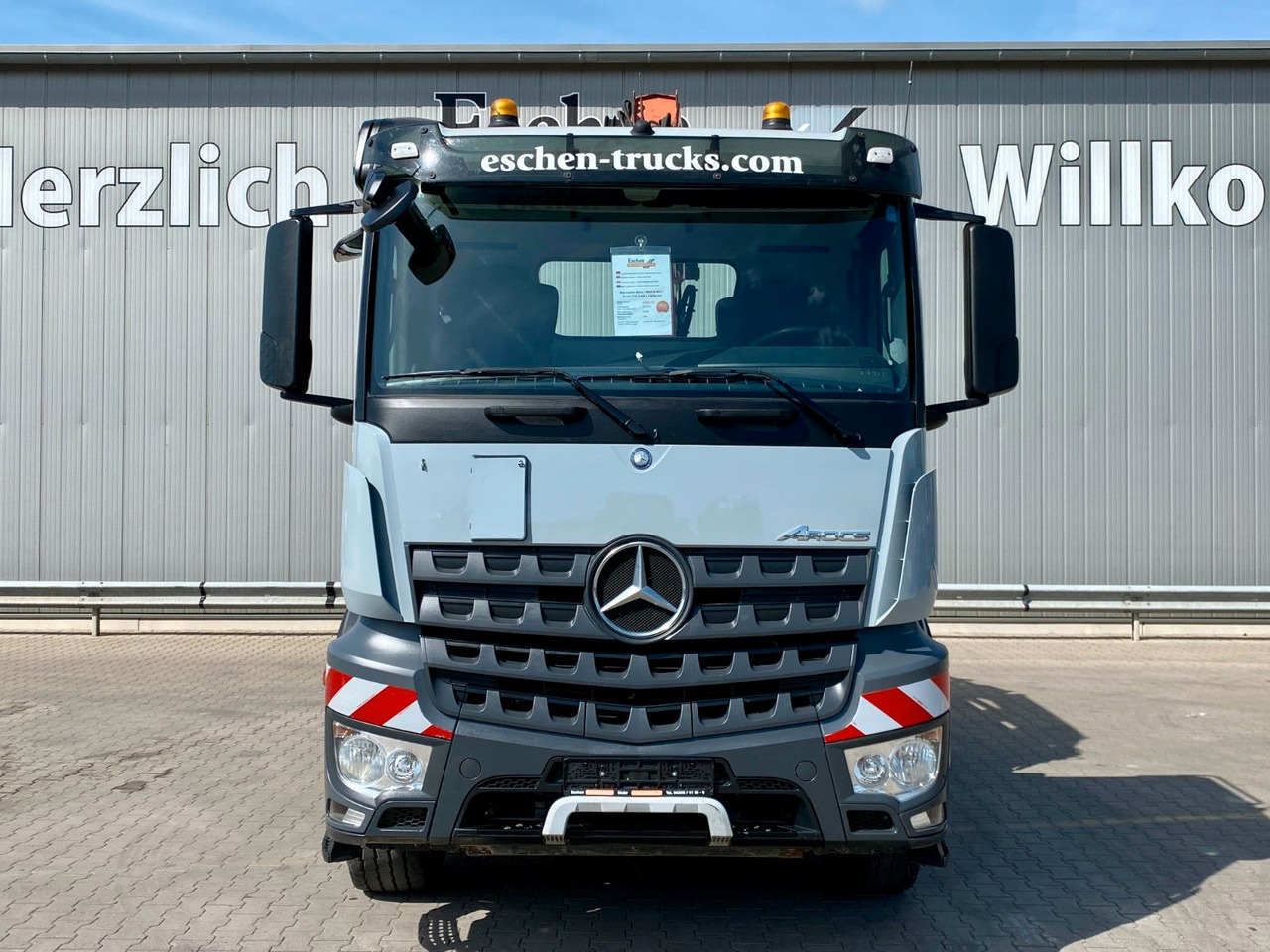 Camião basculante, Camião grua Mercedes-Benz Arocs 1843 HAD 4x4 | Atlas 116.3-A3*5+6.Kreis: foto 9
