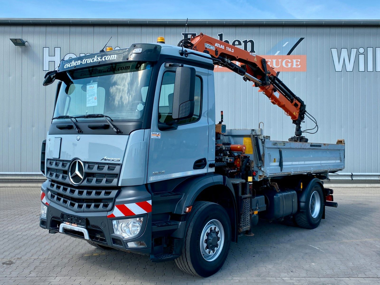 Mercedes-Benz Arocs 1843 HAD 4x4 | Atlas 116.3-A3*5+6.Kreis - Camião basculante, Camião grua: foto 2 Mercedes-Benz Arocs 1843 HAD 4x4 | Atlas 116.3-A3*5+6.Kreis - Camião basculante, Camião grua: foto 2