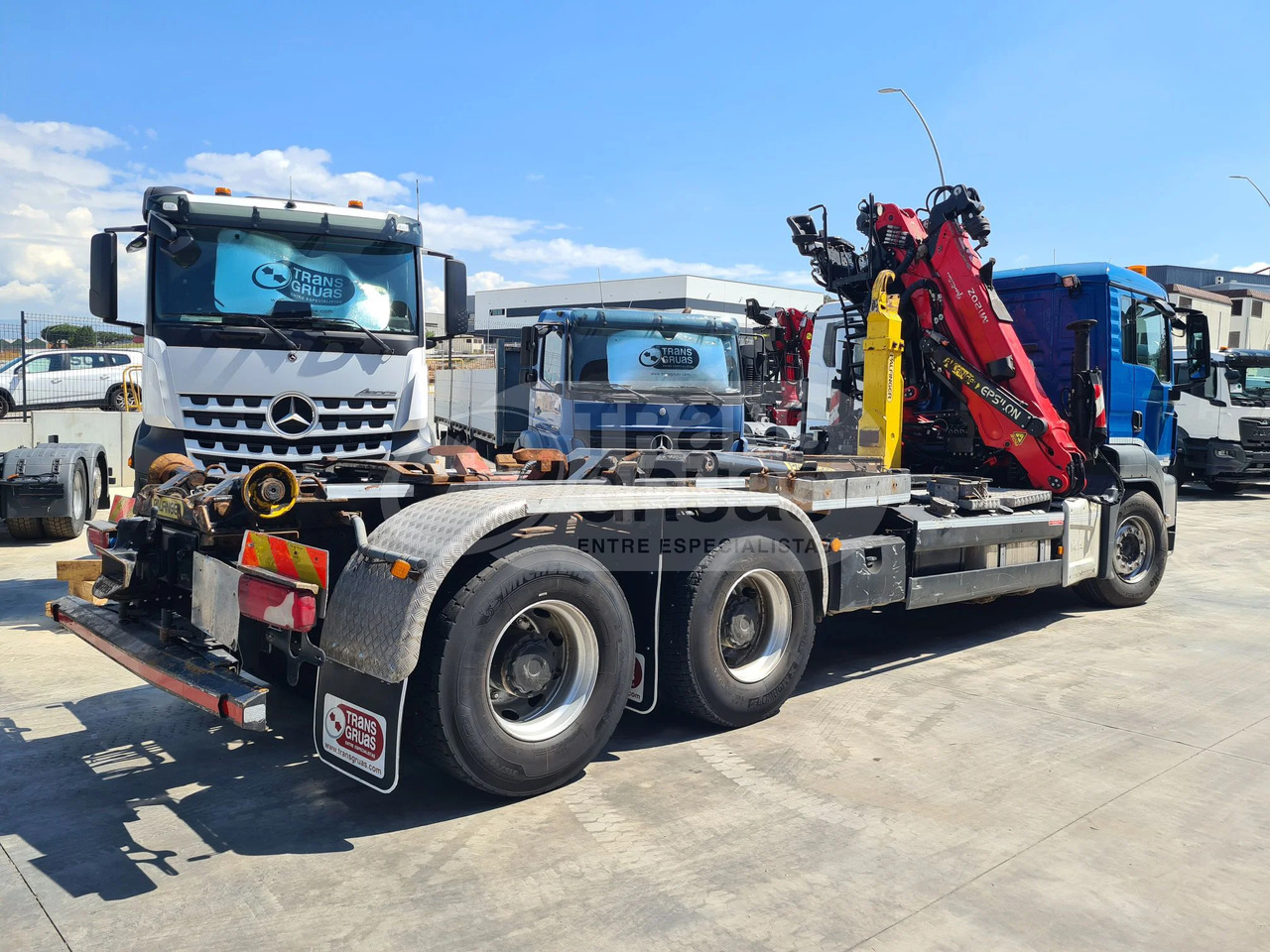 Camión MAN + Epsilon M120Z3 + Gancho Palfinger 20T - Camião polibenne, Camião grua: foto 1 Camión MAN + Epsilon M120Z3 + Gancho Palfinger 20T - Camião polibenne, Camião grua: foto 1