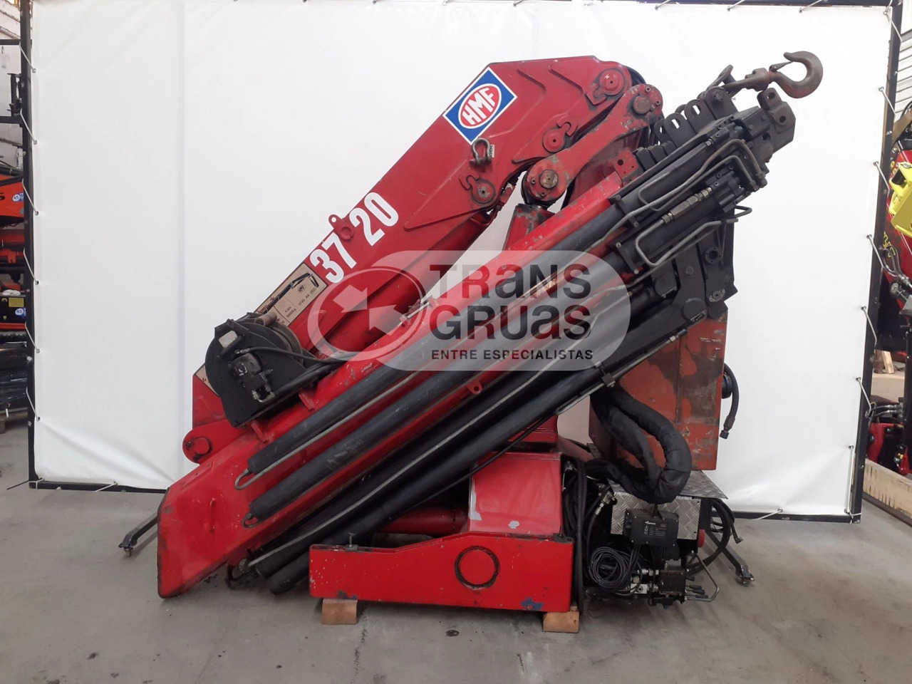 Grúa HMF 3720 K6 - Grua para camião por Camião: foto 2 Grúa HMF 3720 K6 - Grua para camião por Camião: foto 2