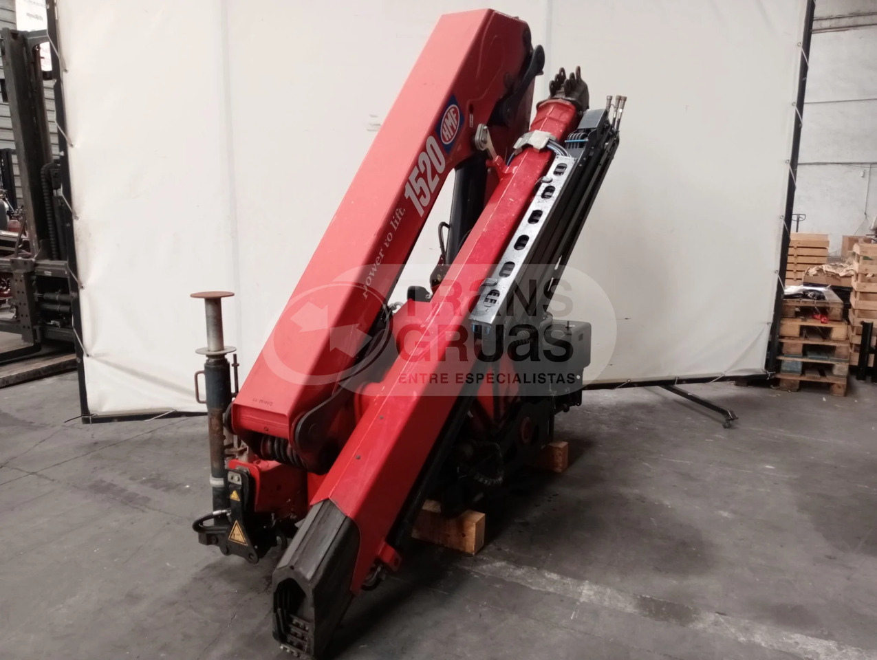 Grúa hidráulica HMF 1520 K4 - Grua para camião: foto 4 Grúa hidráulica HMF 1520 K4 - Grua para camião: foto 4