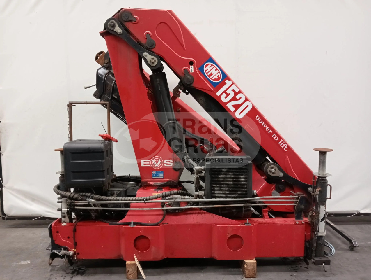 Grúa hidráulica HMF 1520 K4 - Grua para camião: foto 1 Grúa hidráulica HMF 1520 K4 - Grua para camião: foto 1