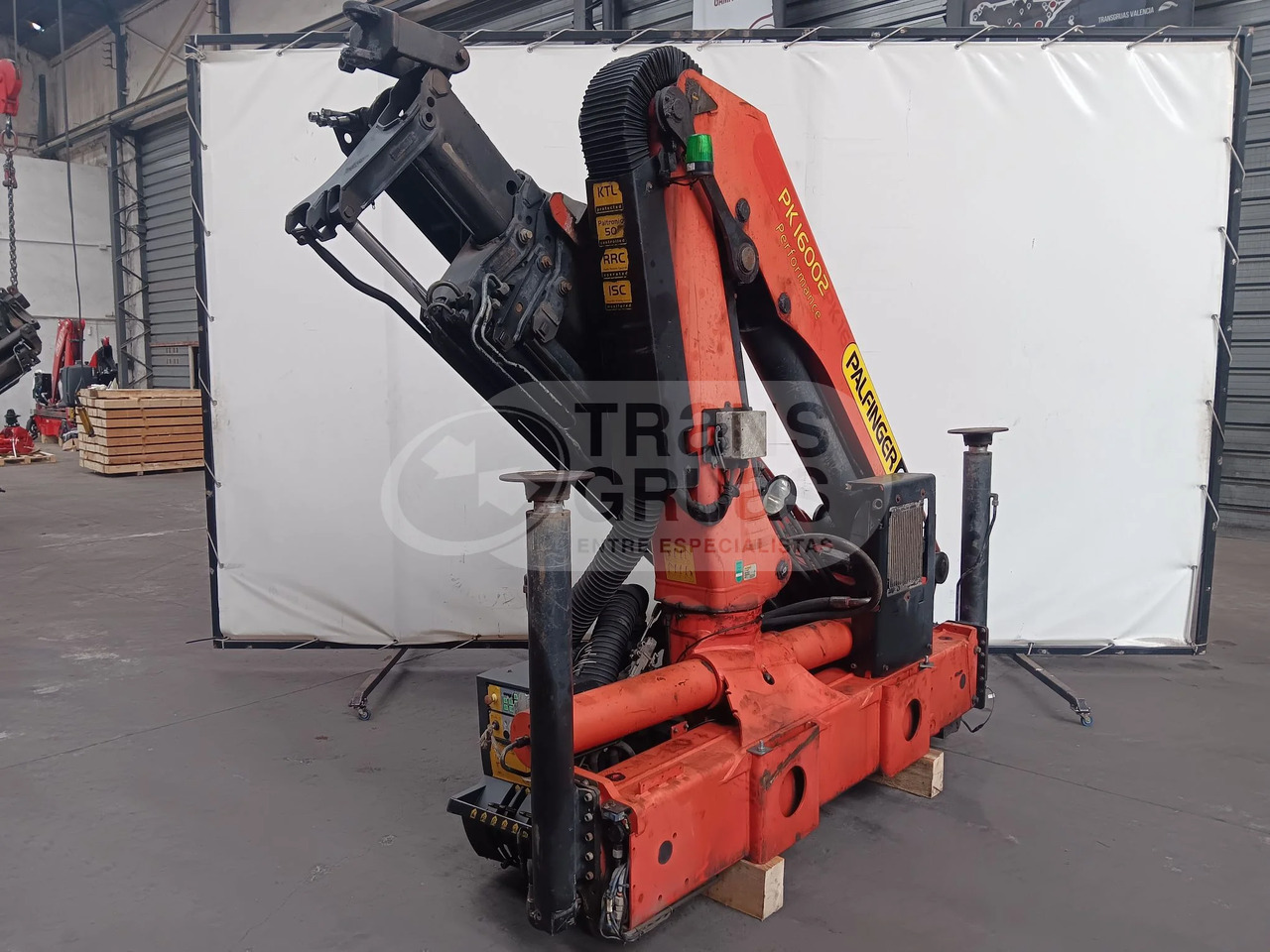 Grúa hidráulica Palfinger PK 16002 - Grua para camião: foto 4 Grúa hidráulica Palfinger PK 16002 - Grua para camião: foto 4