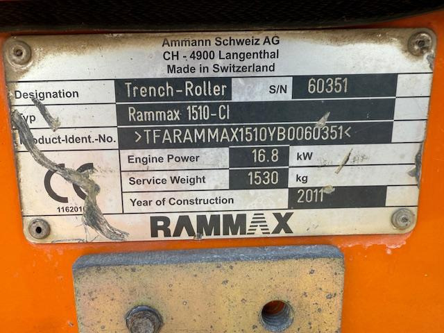 Ammann Rammax 1510-CI - Compactador pequeno de asfalto: foto 5 Ammann Rammax 1510-CI - Compactador pequeno de asfalto: foto 5