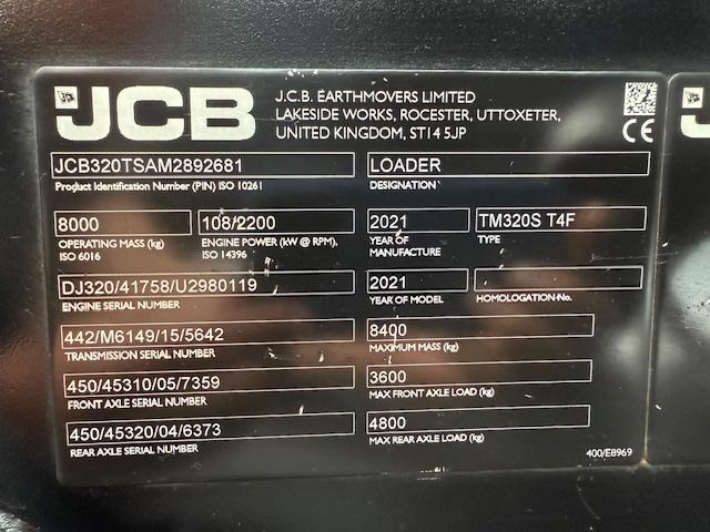 JCB TM 320 S T4F - Empilhador telescópico: foto 5 JCB TM 320 S T4F - Empilhador telescópico: foto 5