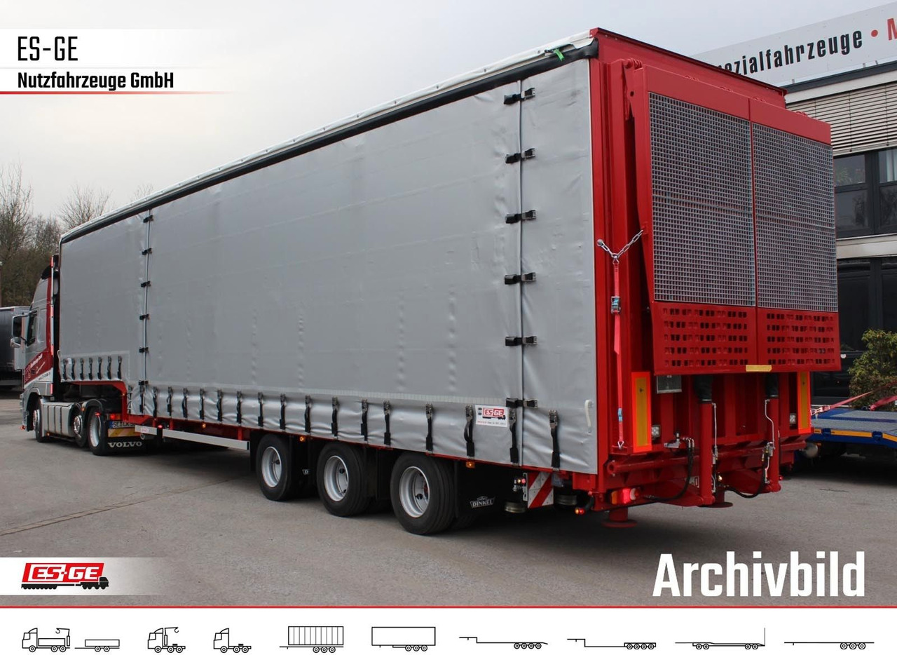 Dinkel 3-Achs-Jumbotieflader - 2tlg. Rampen - Semi-reboque baixa: foto 1 Dinkel 3-Achs-Jumbotieflader - 2tlg. Rampen - Semi-reboque baixa: foto 1