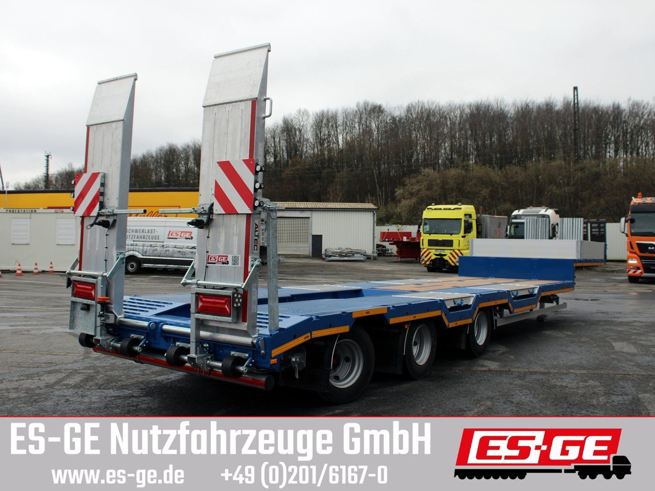 ES-GE 3-Achs-Satteltieflader - Radmulden - Semi-reboque baixa: foto 3 ES-GE 3-Achs-Satteltieflader - Radmulden - Semi-reboque baixa: foto 3