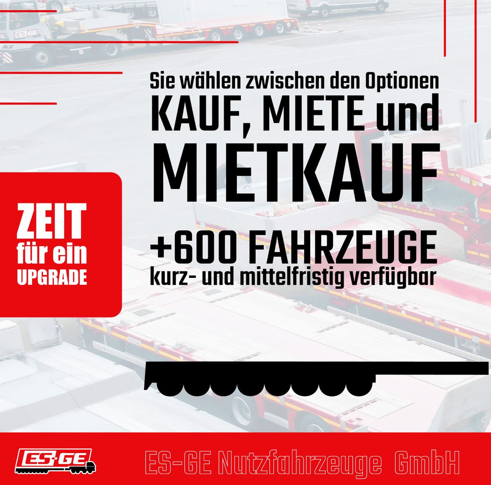 ES-GE 3-Achs-Satteltieflader mit Radmulden - Semi-reboque baixa: foto 3 ES-GE 3-Achs-Satteltieflader mit Radmulden - Semi-reboque baixa: foto 3