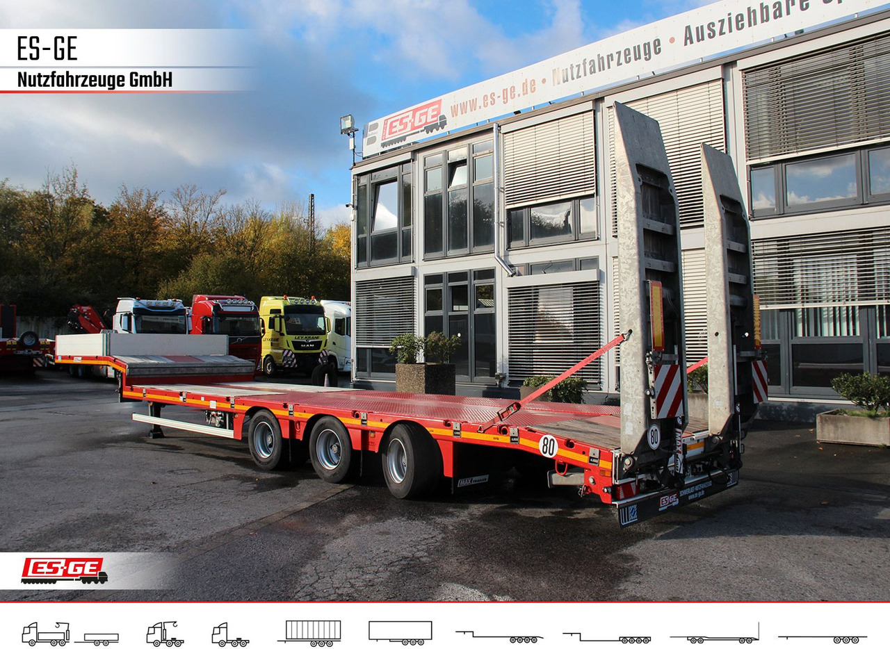 Faymonville MAX Trailer MAX100 Semi-Tieflader 1tlg. Rampen - Semi-reboque baixa: foto 2 Faymonville MAX Trailer MAX100 Semi-Tieflader 1tlg. Rampen - Semi-reboque baixa: foto 2