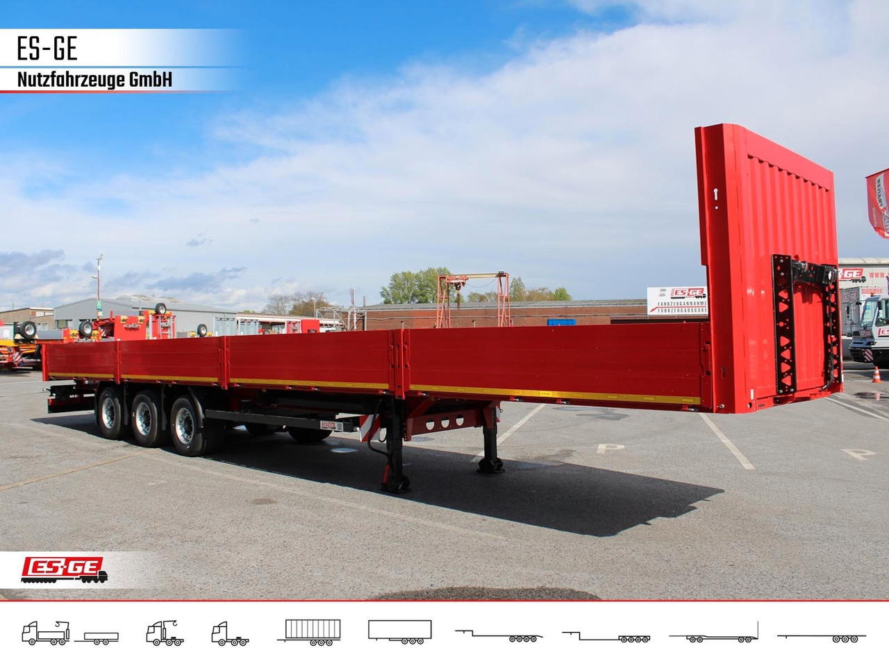Kögel 3-Achs-Mega Chassis, Bordwände - Semi-reboque plataforma/ Caixa aberta: foto 4 Kögel 3-Achs-Mega Chassis, Bordwände - Semi-reboque plataforma/ Caixa aberta: foto 4