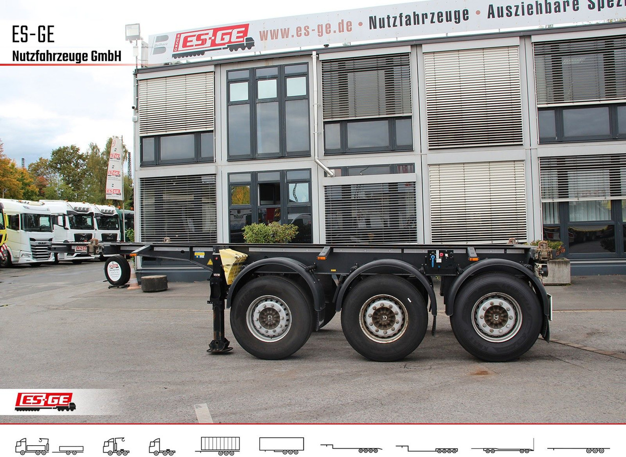 Krone 3-Achs-Containerchassis 20' - Semi-reboque transportador de contêineres/ Caixa móvel: foto 5 Krone 3-Achs-Containerchassis 20' - Semi-reboque transportador de contêineres/ Caixa móvel: foto 5