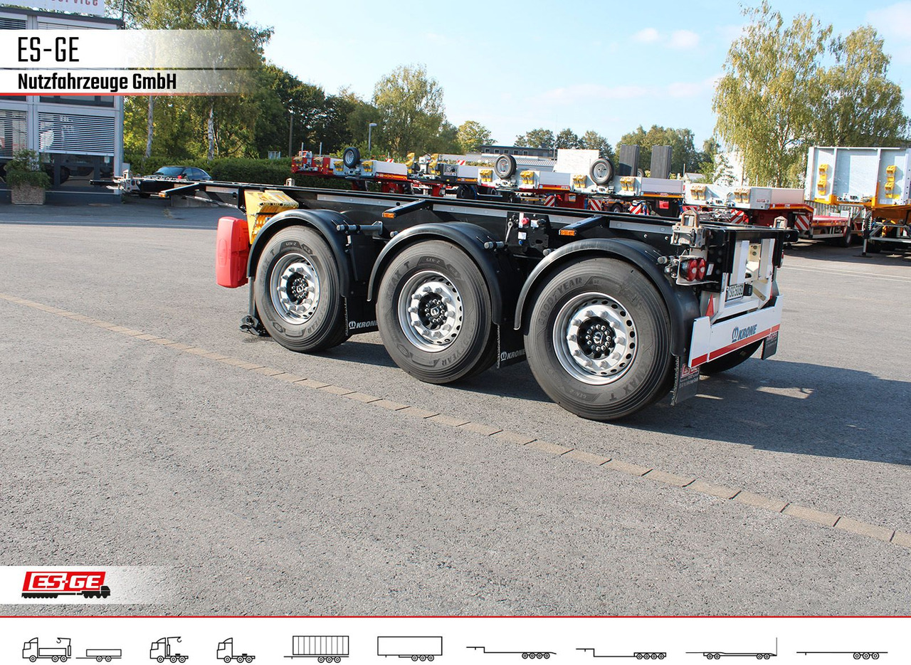 Krone Box Liner 3-Achs-Containerchassis 20' - Semi-reboque transportador de contêineres/ Caixa móvel: foto 1 Krone Box Liner 3-Achs-Containerchassis 20' - Semi-reboque transportador de contêineres/ Caixa móvel: foto 1