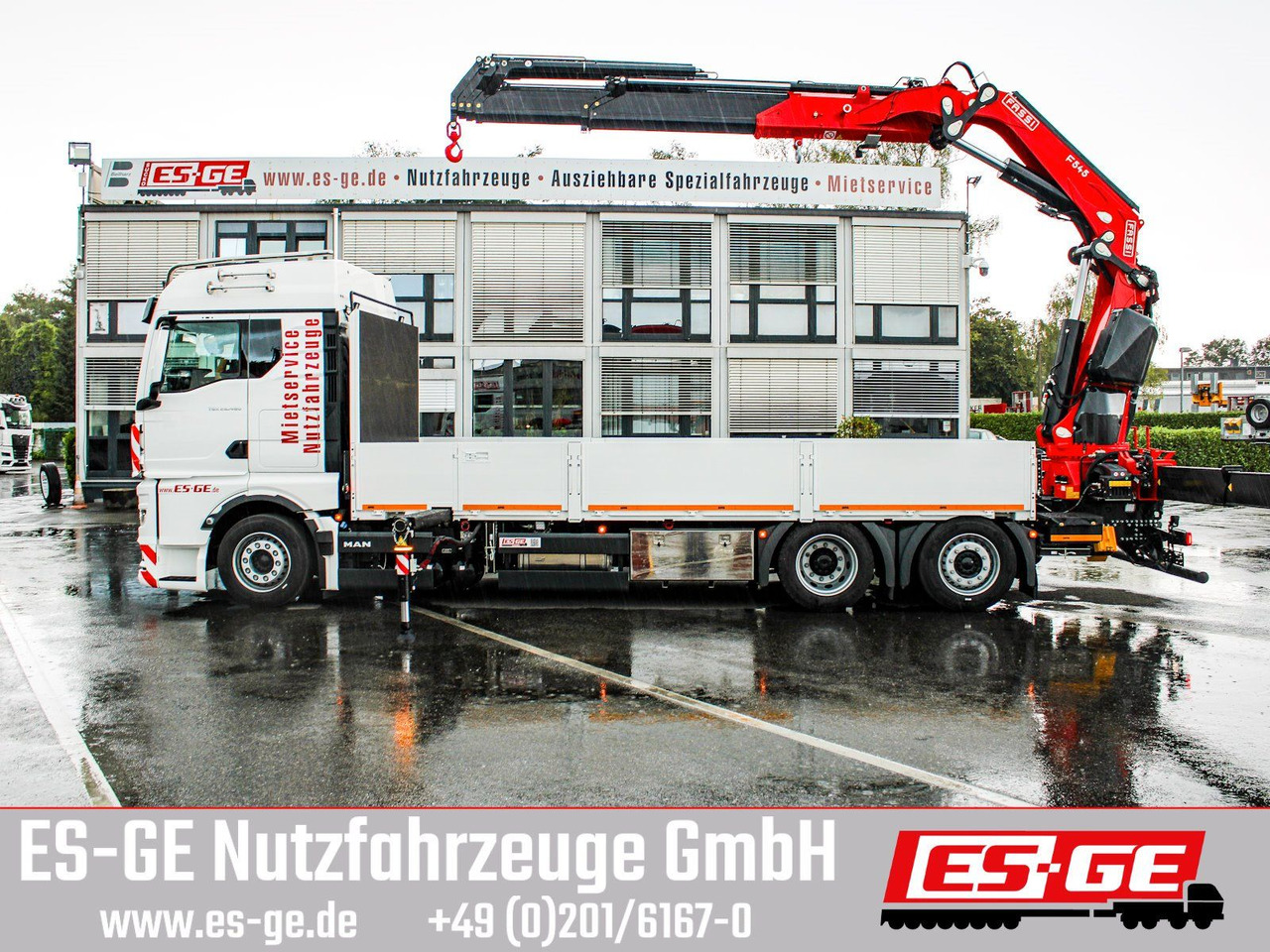 MAN TGX 26.480 6x2-4 LL CH mit Fassi F545RA.2.26 - Camião de caixa aberta/ Plataforma, Camião grua: foto 5 MAN TGX 26.480 6x2-4 LL CH mit Fassi F545RA.2.26 - Camião de caixa aberta/ Plataforma, Camião grua: foto 5
