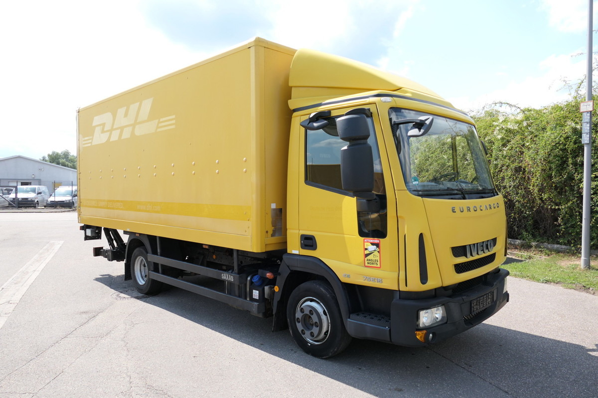 IVECO EuroCargo ML 75 E 16 P LBW LUFT AUTOMATIK COC EU - Carrinha de contentor: foto 1 IVECO EuroCargo ML 75 E 16 P LBW LUFT AUTOMATIK COC EU - Carrinha de contentor: foto 1