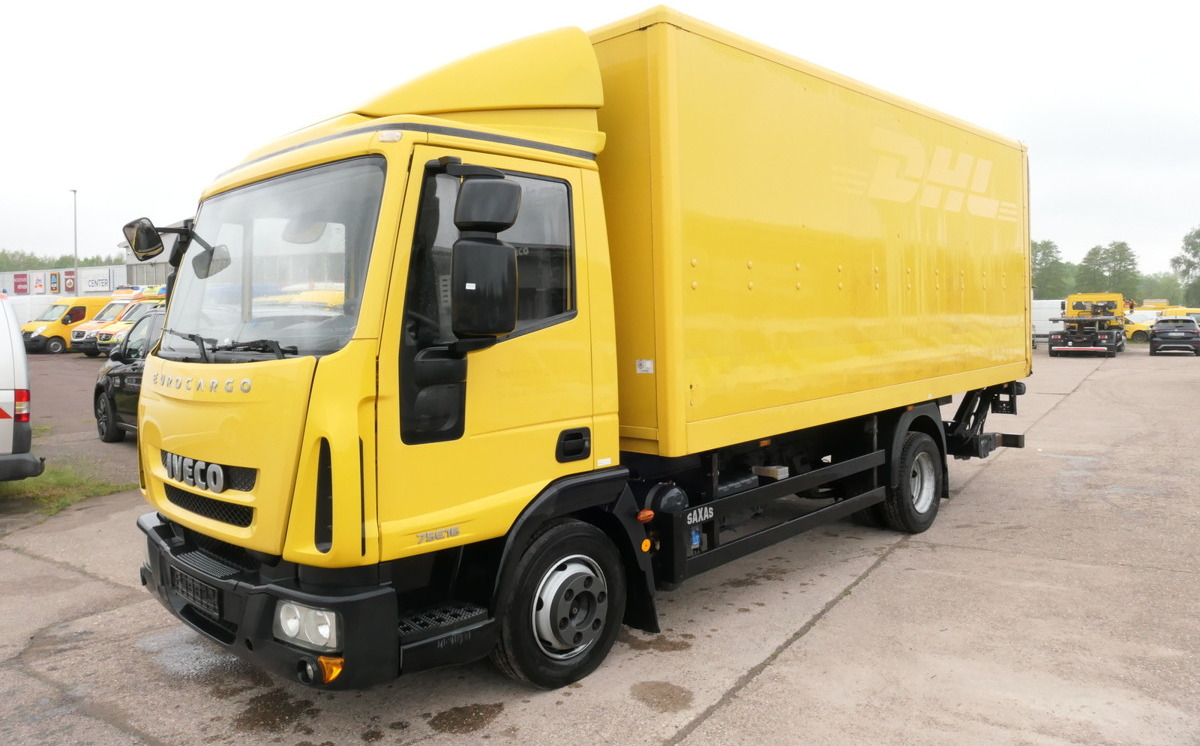 IVECO EuroCargo ML 75 E 16 P LBW LUFT EURO-5 - Carrinha de contentor: foto 1 IVECO EuroCargo ML 75 E 16 P LBW LUFT EURO-5 - Carrinha de contentor: foto 1