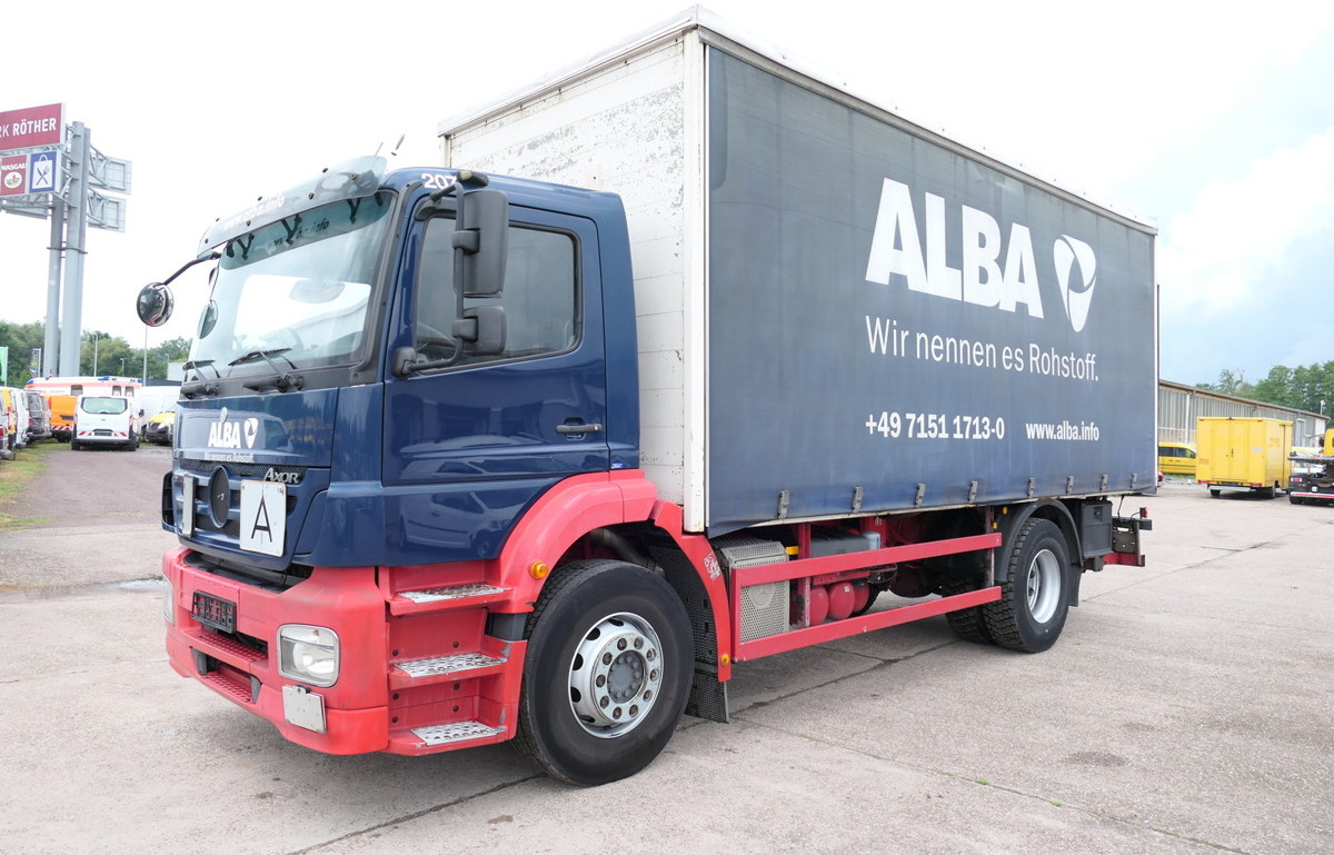 Camião de lona MERCEDES-BENZ Axor 1829 KLIMA LBW AHK TOP Zustand: foto 1