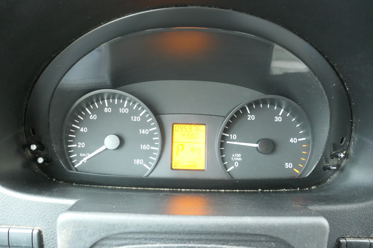 Carrinha de contentor MERCEDES-BENZ SPRINTER 310 CDI MAXI EURO-5 KOFFER DURCHGANG RE: foto 14