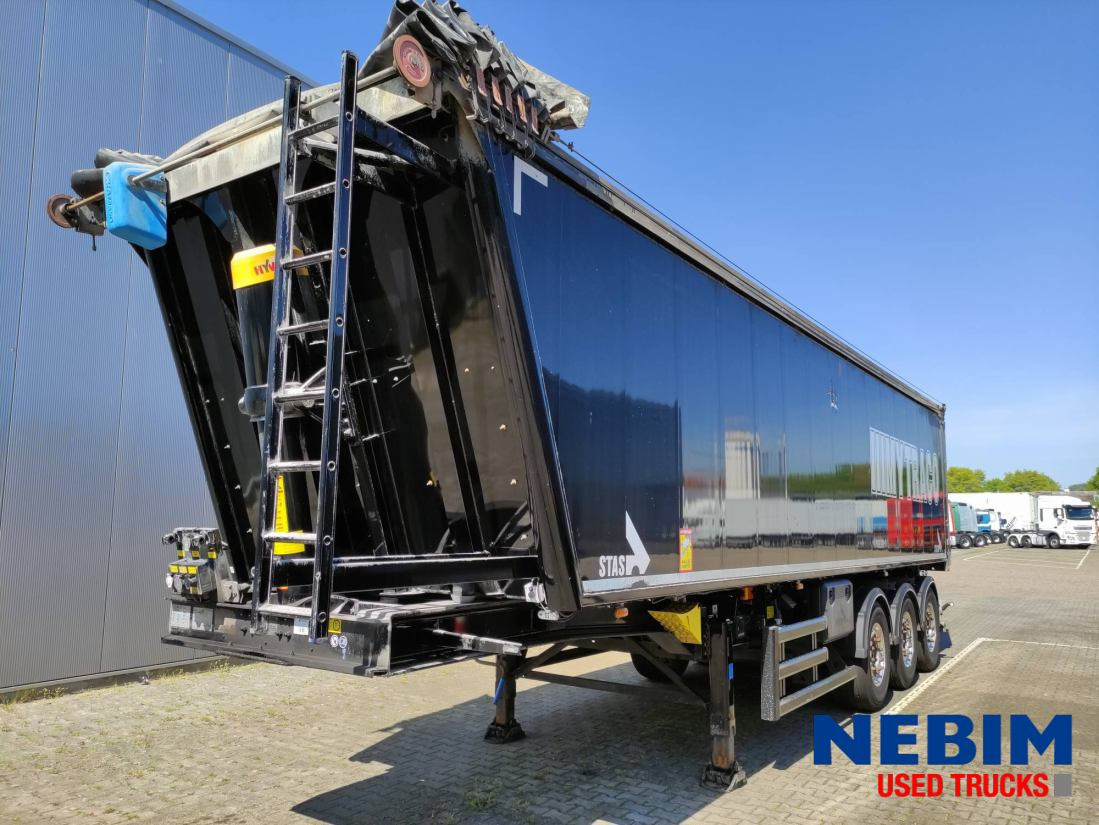 Stas S300CX 48m3 - Full ALU - Teflon Floor Plate - Wate R ClEaner - Semi-reboque basculante: foto 1 Stas S300CX 48m3 - Full ALU - Teflon Floor Plate - Wate R ClEaner - Semi-reboque basculante: foto 1
