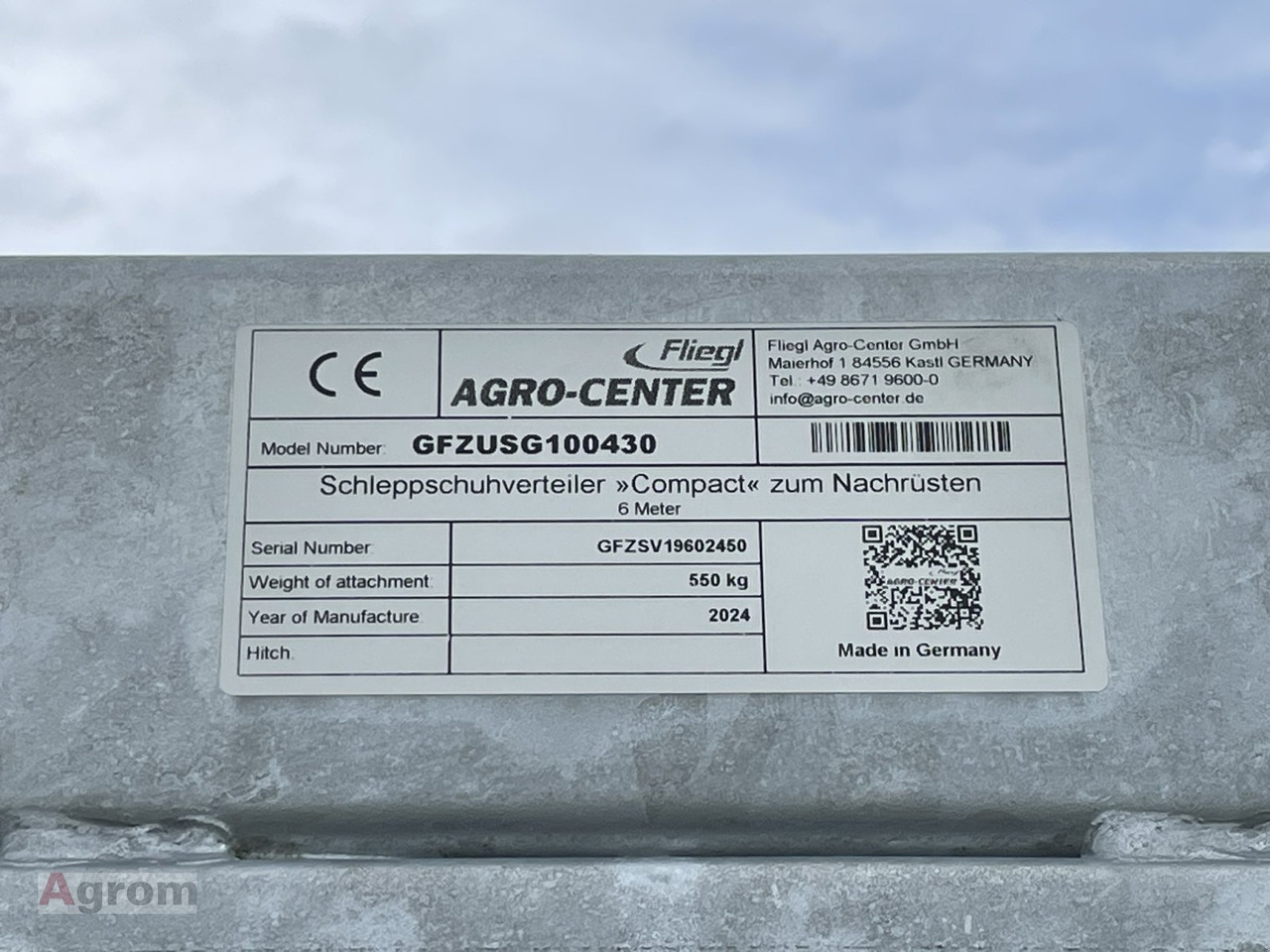 Injector do estrume novo Fliegl Schleppschuhverteiler Compact 6,0 m: foto 6