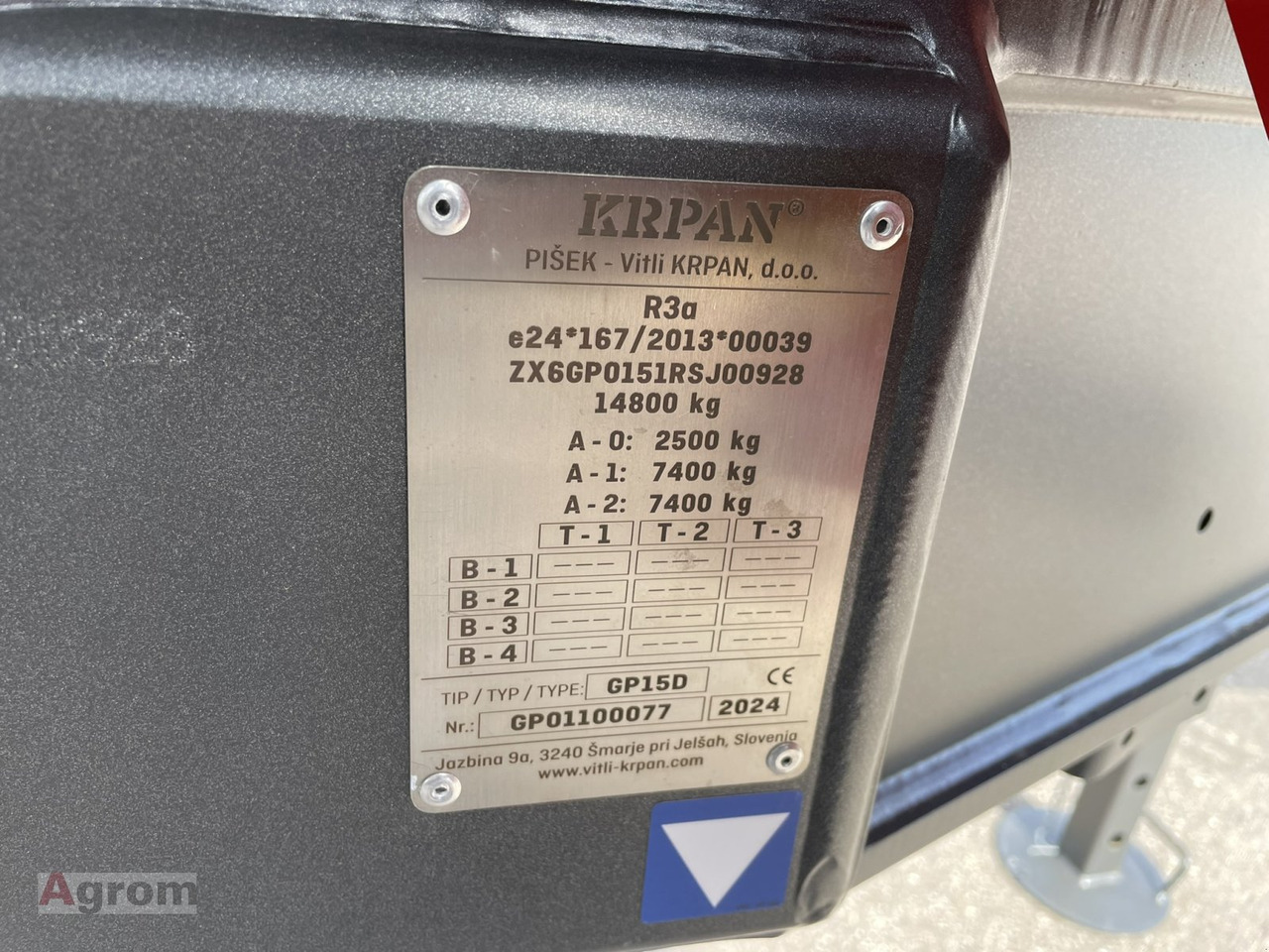 Reboque florestal novo Krpan GP 15 D + Kran 7,4 K: foto 12