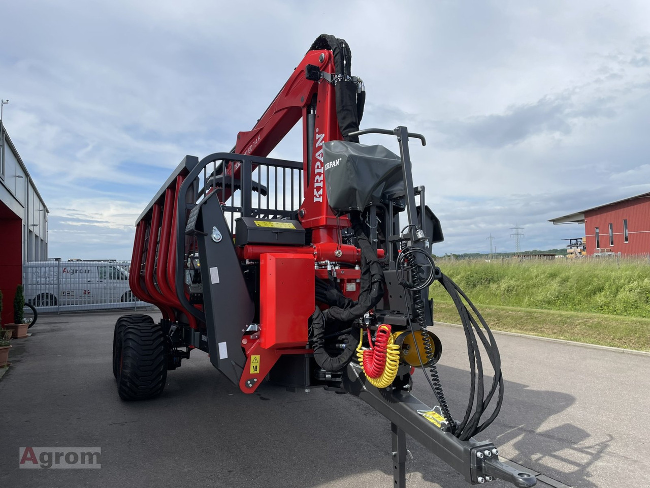 Reboque florestal novo Krpan GP 15 D + Kran 7,4 K: foto 9