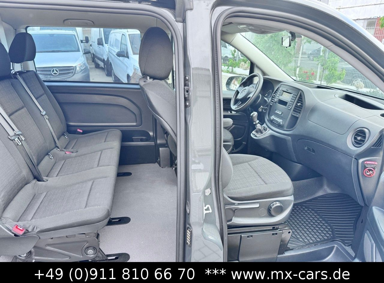 Furgão de passageiros Mercedes-Benz Vito 114 extralang Doka Mixto Klima AHK 5 Sitze: foto 18