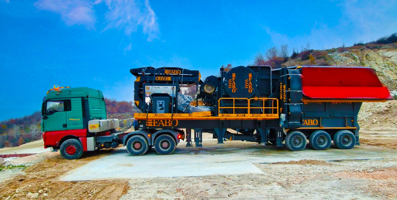 Britadeira móvel novo FABO MJK-110 SERIES 180-320 TPH MOBILE JAW CRUSHER PLANT  | Ready in Stock: foto 1