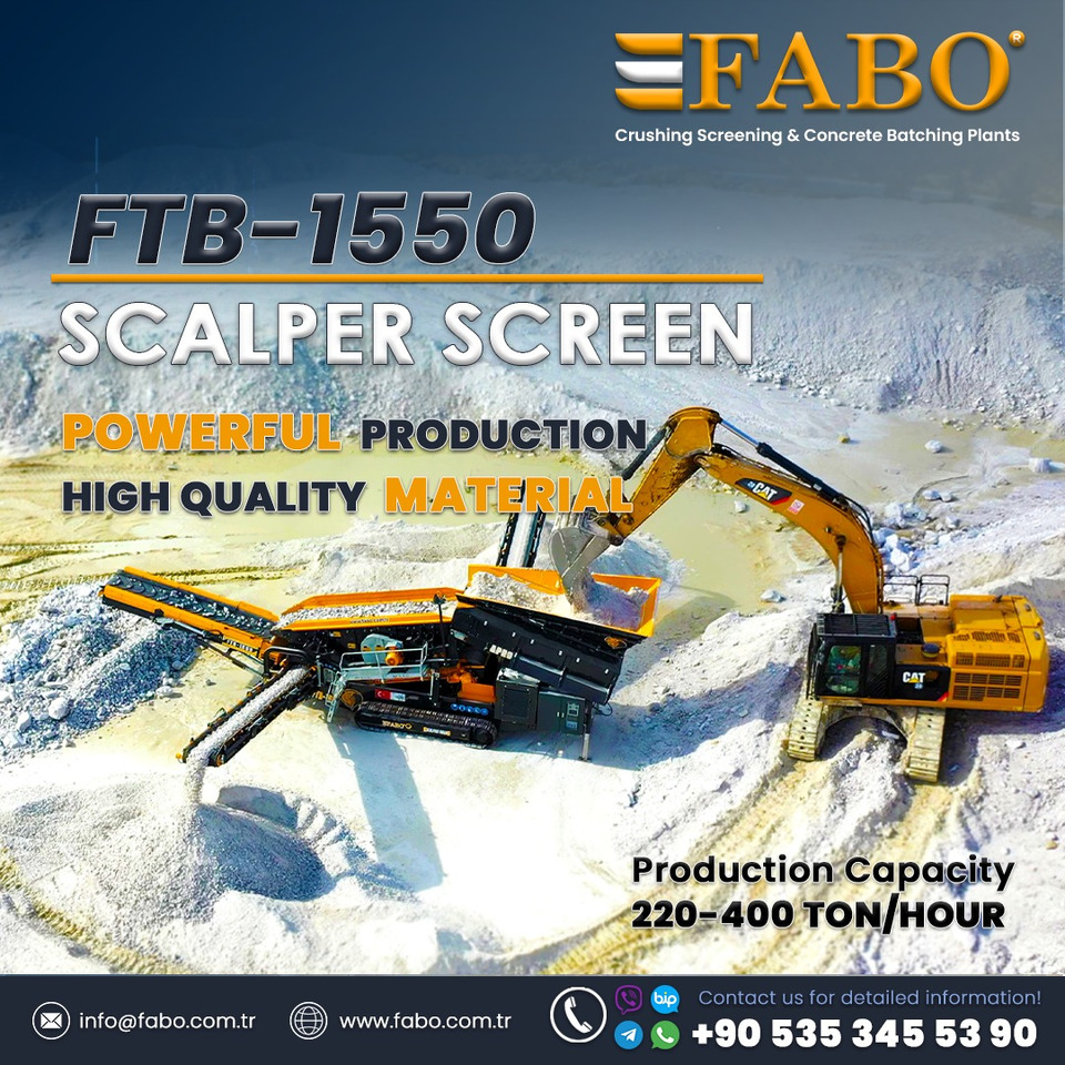 FABO Mobile crusher - Britadeira móvel: foto 1 FABO Mobile crusher - Britadeira móvel: foto 1