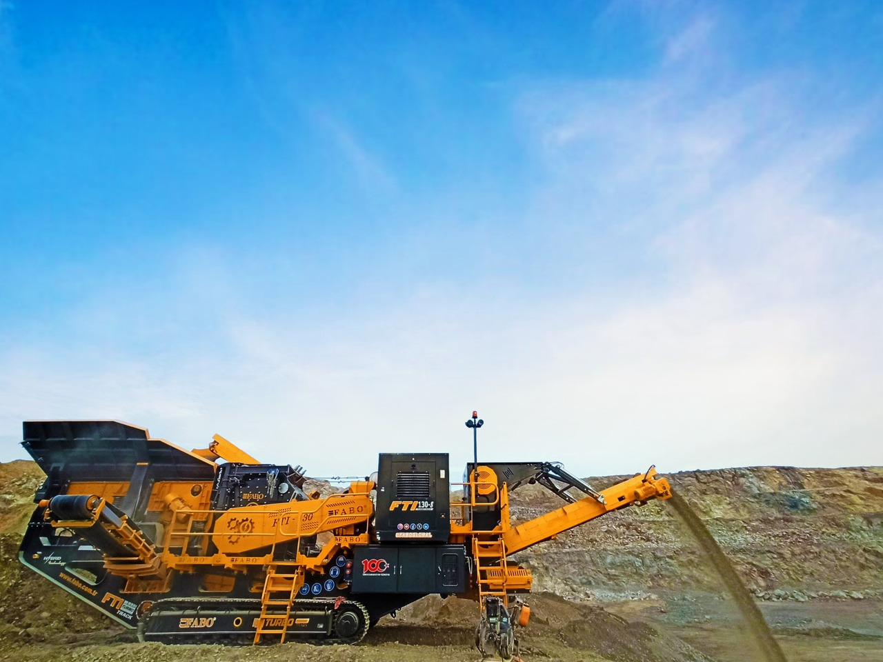 FABO Mobile crusher - Britadeira móvel: foto 4 FABO Mobile crusher - Britadeira móvel: foto 4