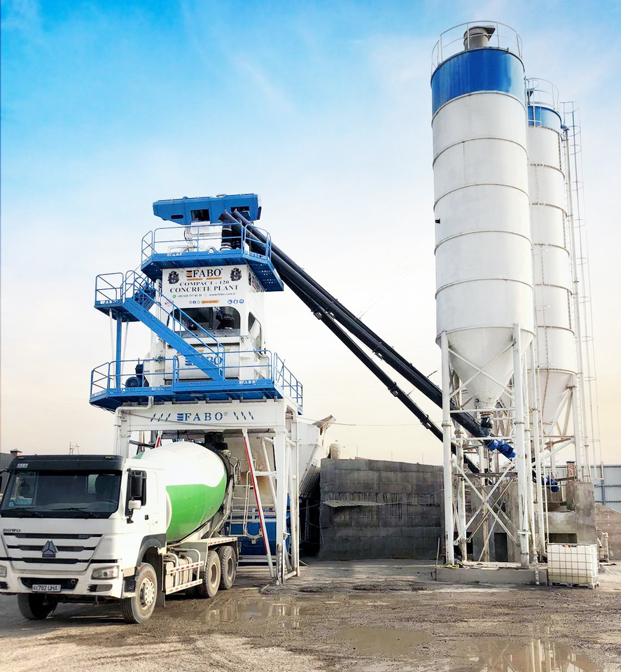 Usina de concreto novo FABO compact concrete plant: foto 1