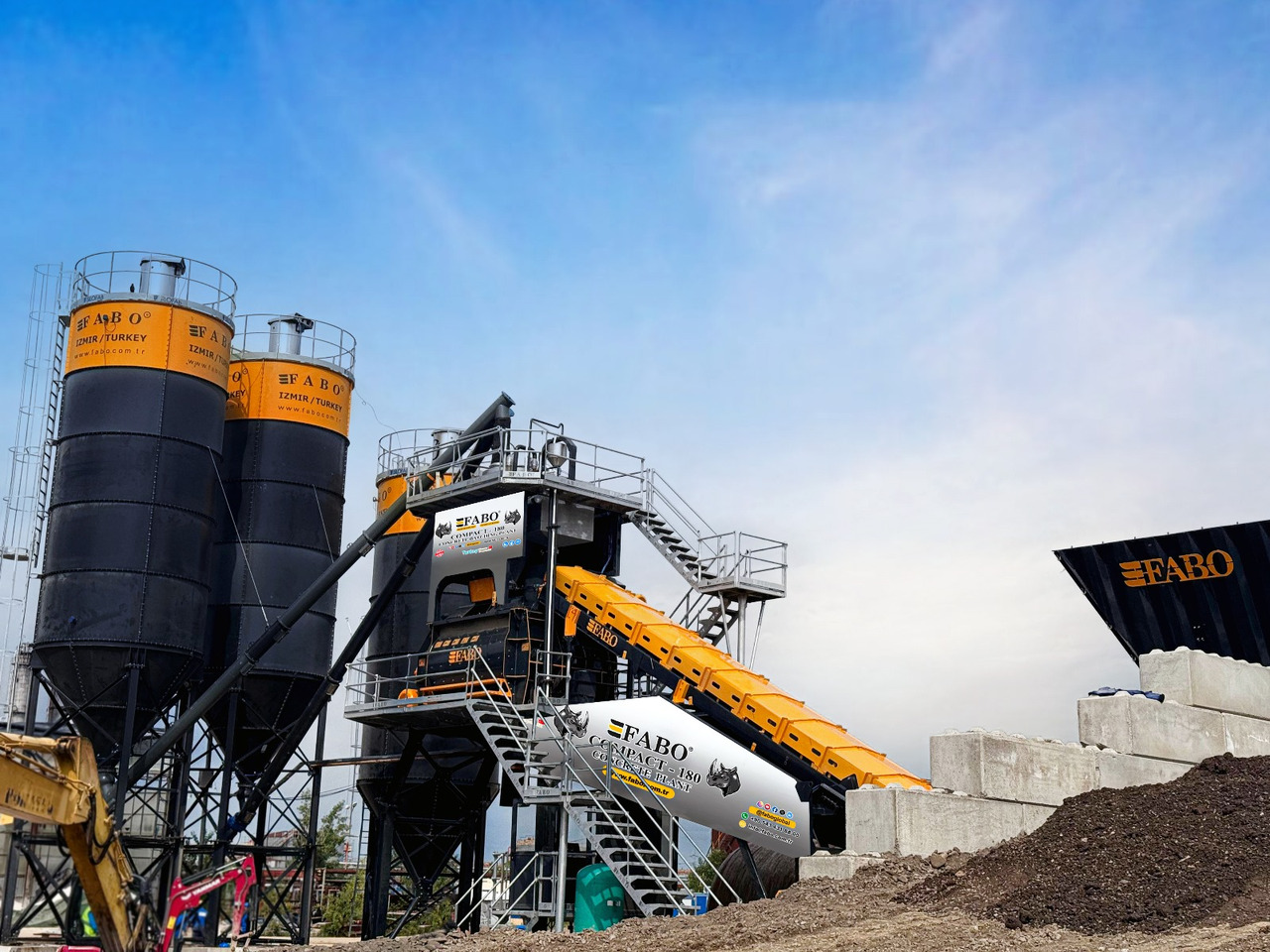 FABO compact concrete plant - Usina de concreto: foto 1 FABO compact concrete plant - Usina de concreto: foto 1